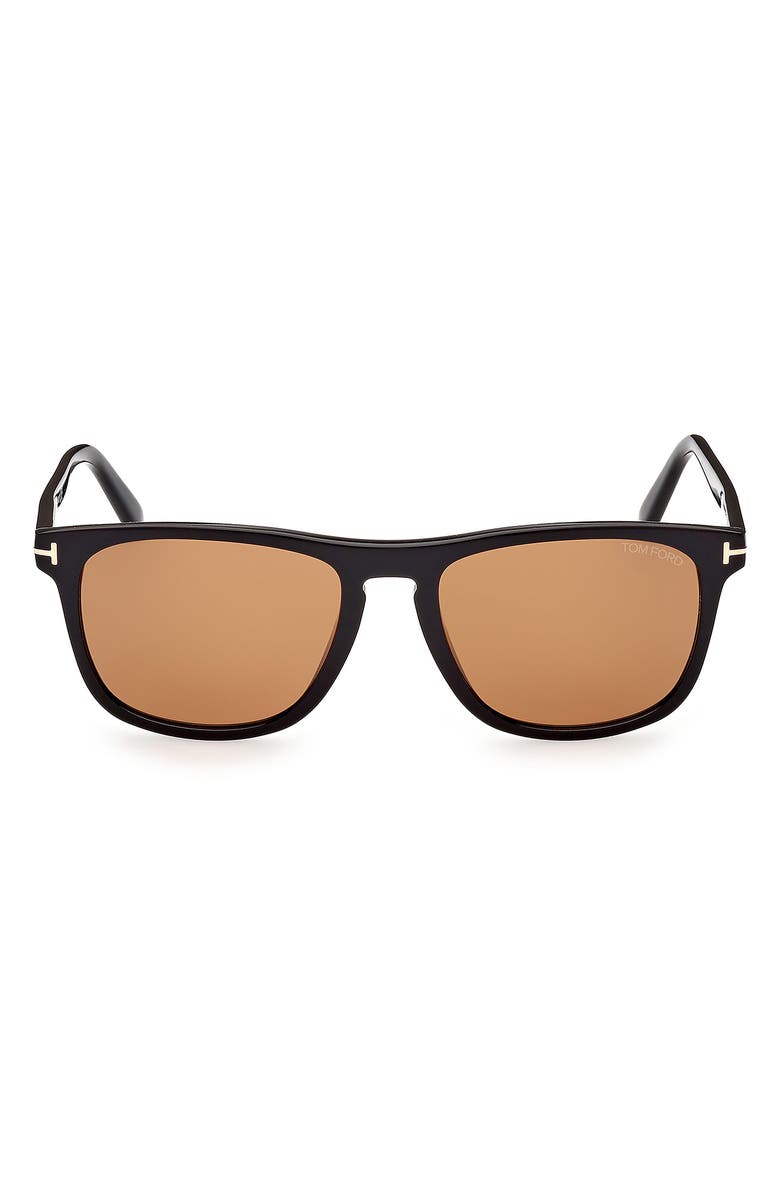 TOM FORD Gerard 56mm Square Sunglasses, Main, color, 
