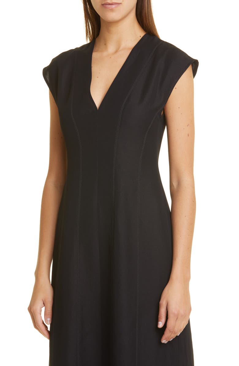 Fabiana Filippi Cap Sleeve Dress, Alternate, color, 