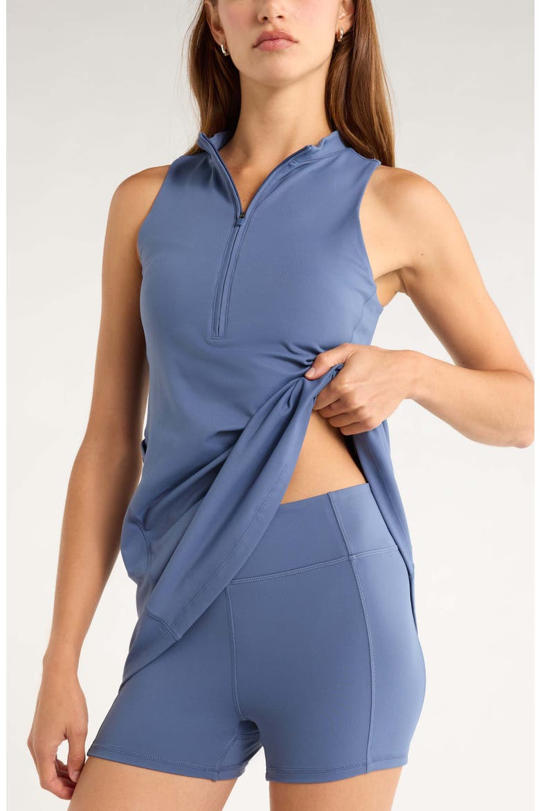Recreation Minidress & Shorts Set, Alternate, color, BLUE VINTAGE