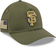New Era Men's New Era Olive San Francisco Giants 2026 Armed Forces Day 9TWENTY Adjustable Hat