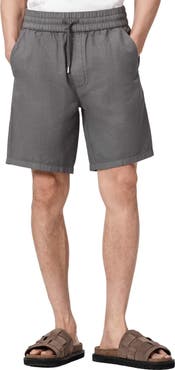 AllSaints Hanbury Cotton & Linen Drawstring Shorts