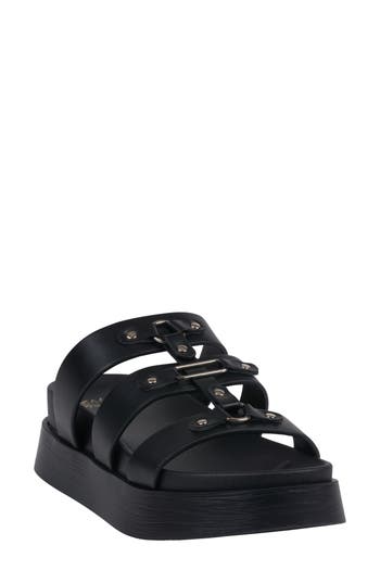 Gc Shoes Stevie Platform Slide Sandal In Black