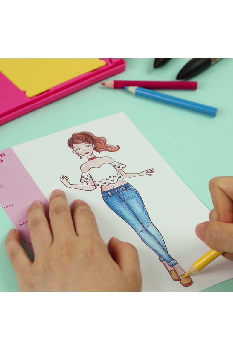 Kidzmaker Fashion Studio Design & Draw Outfits, Alternate, color, Multicolored