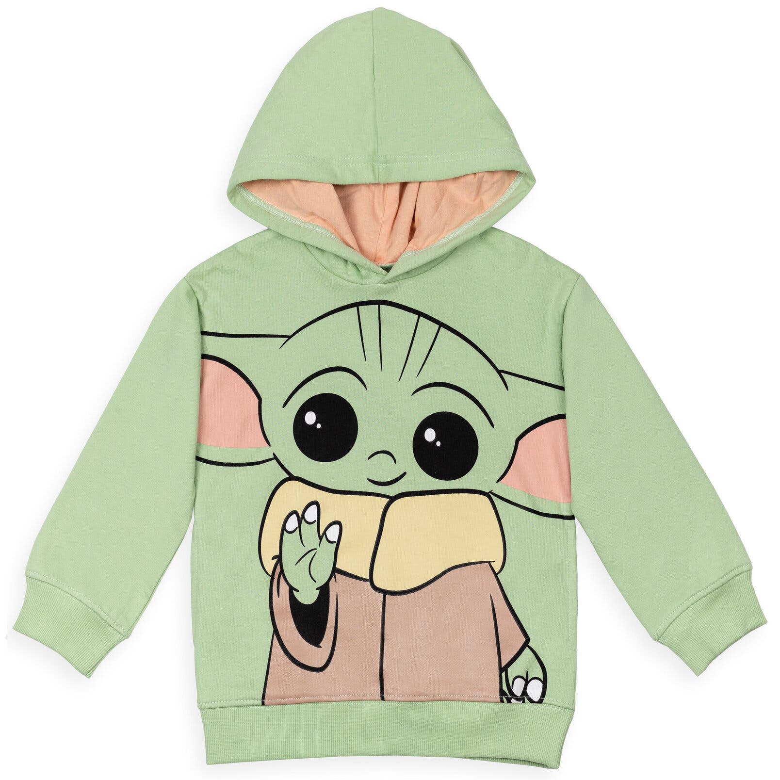 Star Wars The Mandalorian Baby Yoda Pullover Hoodie in Green 
