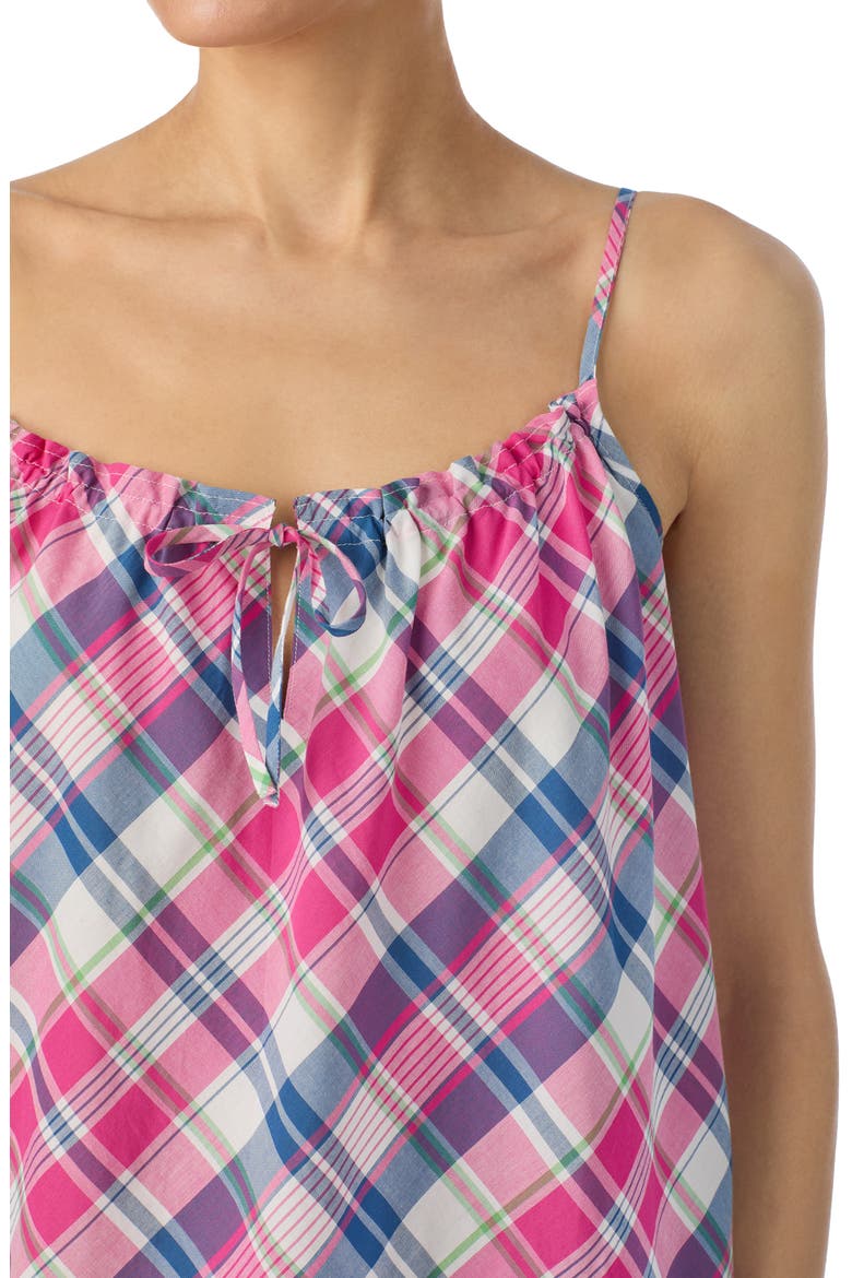 Print Tunnel Neck Sleeveless Nightgown, Alternate, color, MULTI PINK