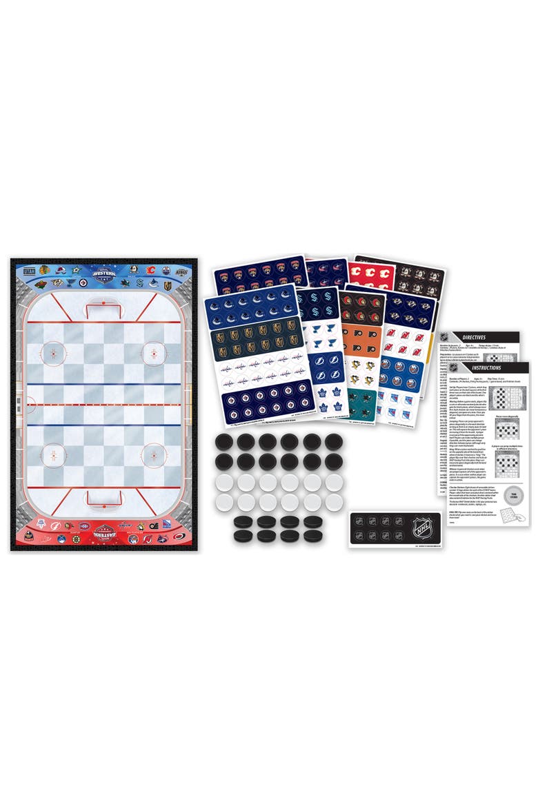 NHL - League Checkers Board Game, Alternate, color, Multicolor