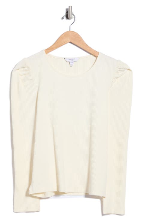 Eleanor Ribbed Jersey Top