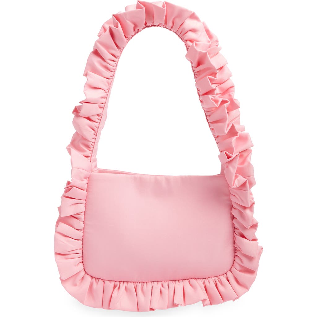 Baggy London Baguette Shoulder Bag In Pink