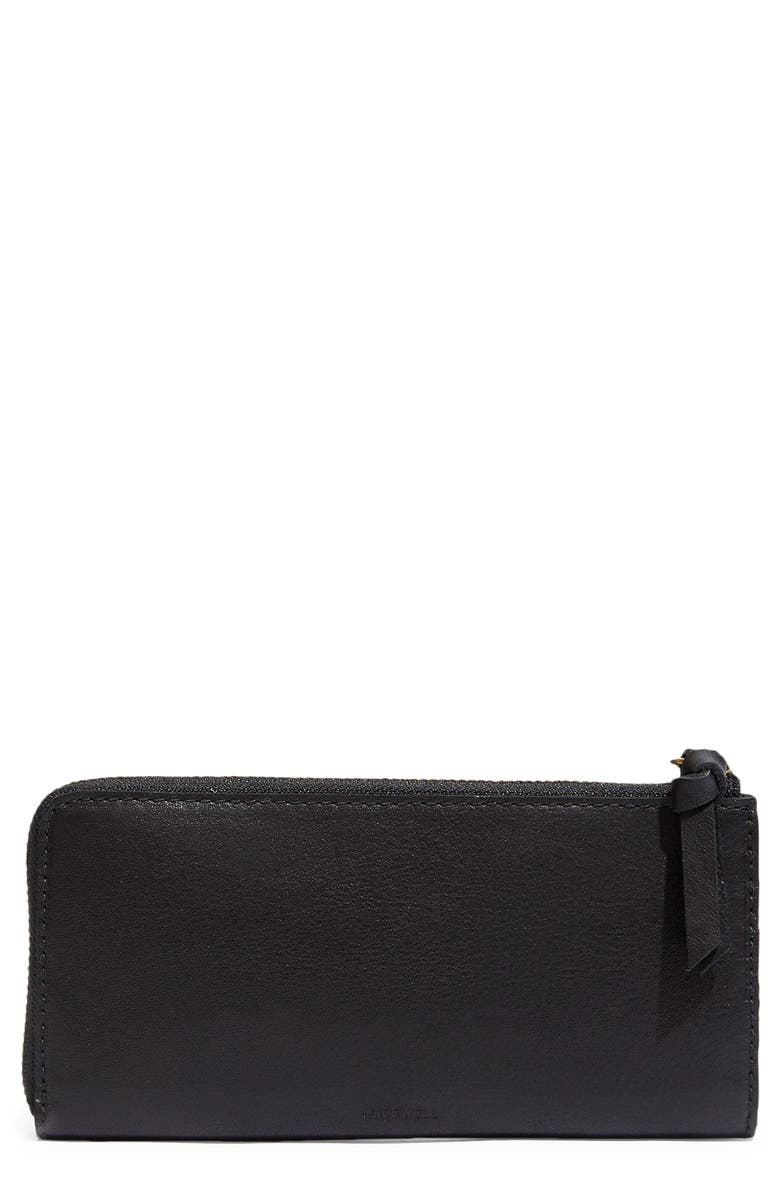 Madewell The Continental Zip Wallet, Main, color, 