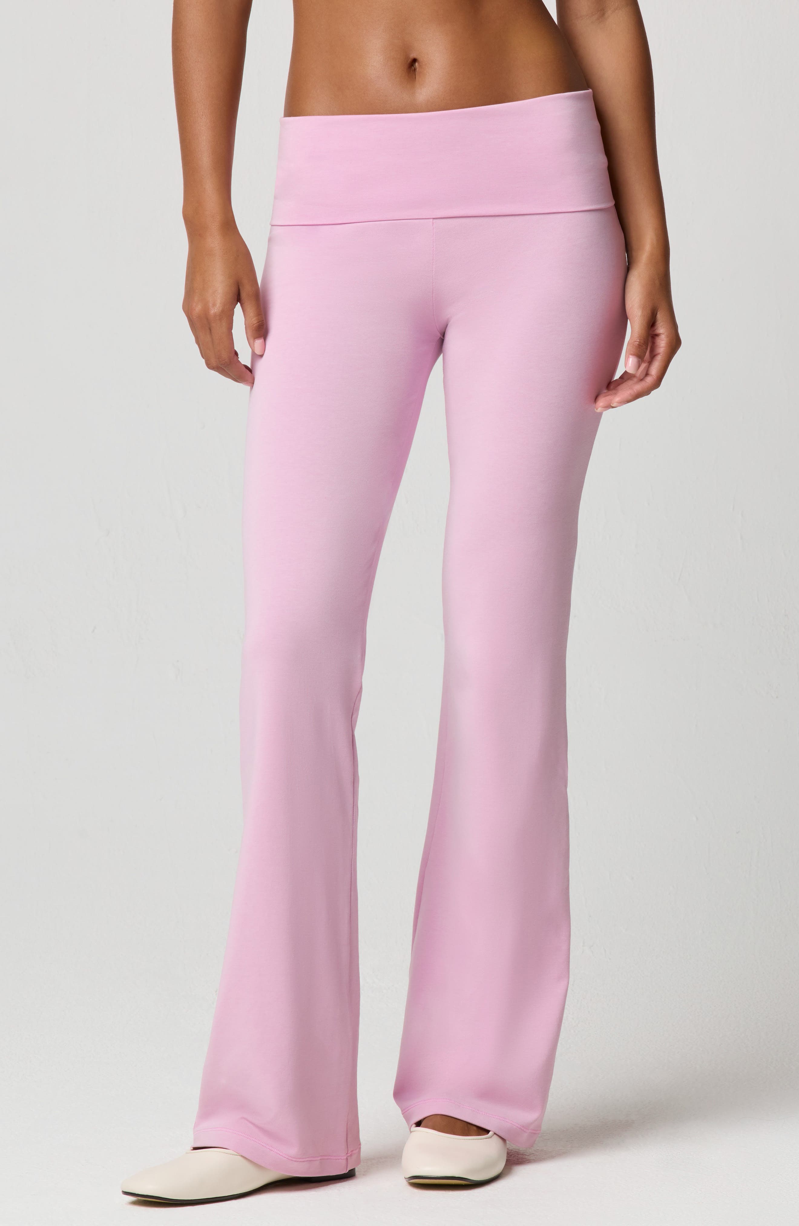 Softie Cotton Blend Fold Over Pants - image 5