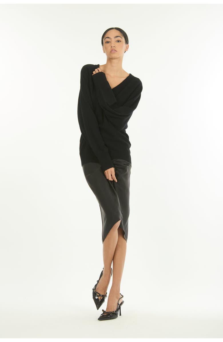 SECRET MISSION Haven Sweater, Alternate, color, Black
