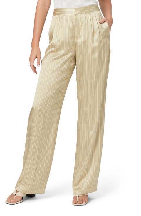 Garrett Stripe Silk Pants