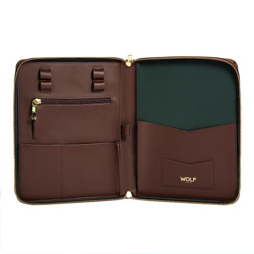 Wolf Signature Ipad Tech Case In Brown