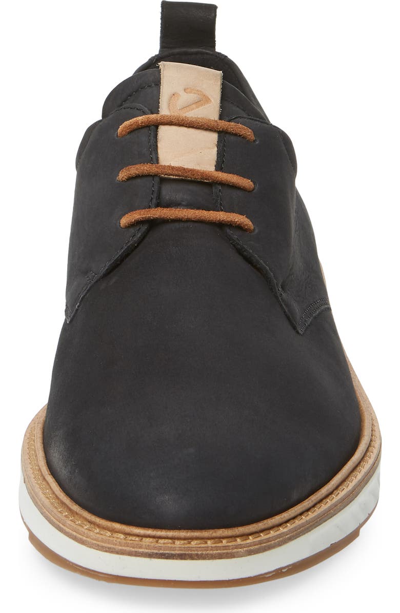 ECCO ST.1 Hybrid Plain Toe Derby, Alternate, color, Black