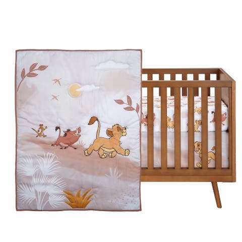 Disney Baby Lion King Safari 3-Pc Infant Nursery Crib Bedding Set