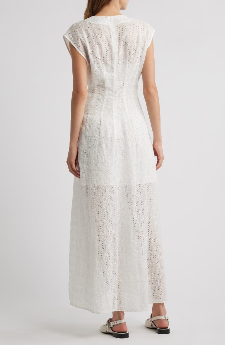 rag & bone Ines Embroidered Maxi Sundress, Alternate, color, 