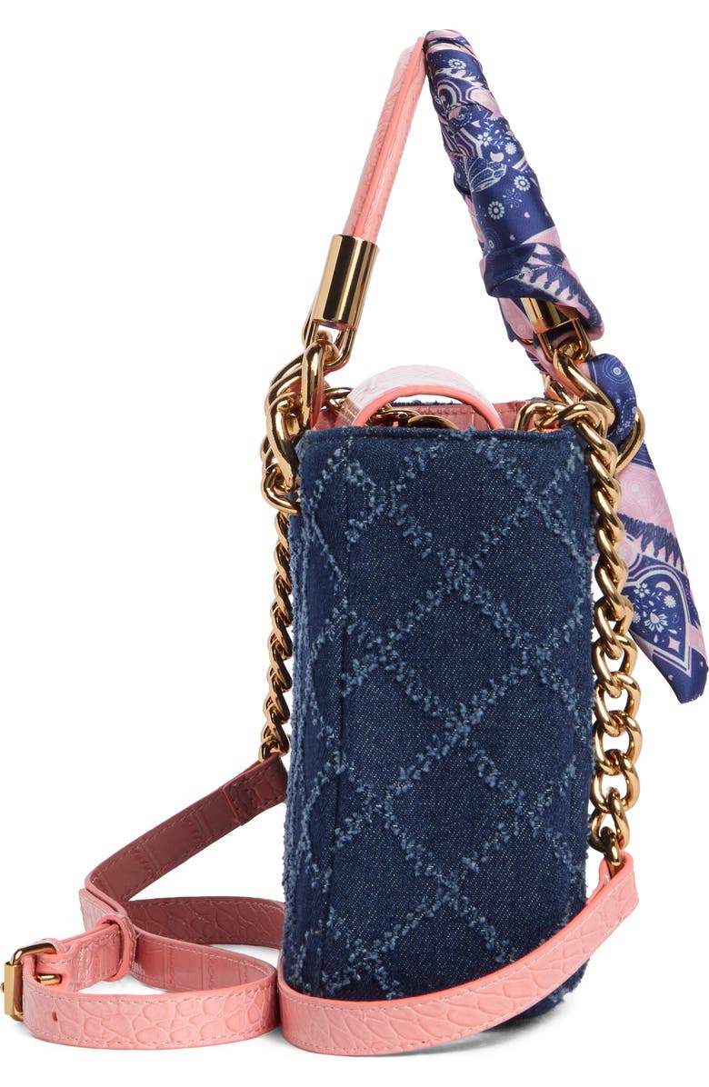 KG Kurt Geiger Brixton Scarf Shoulder Bag, Alternate, color, Navy