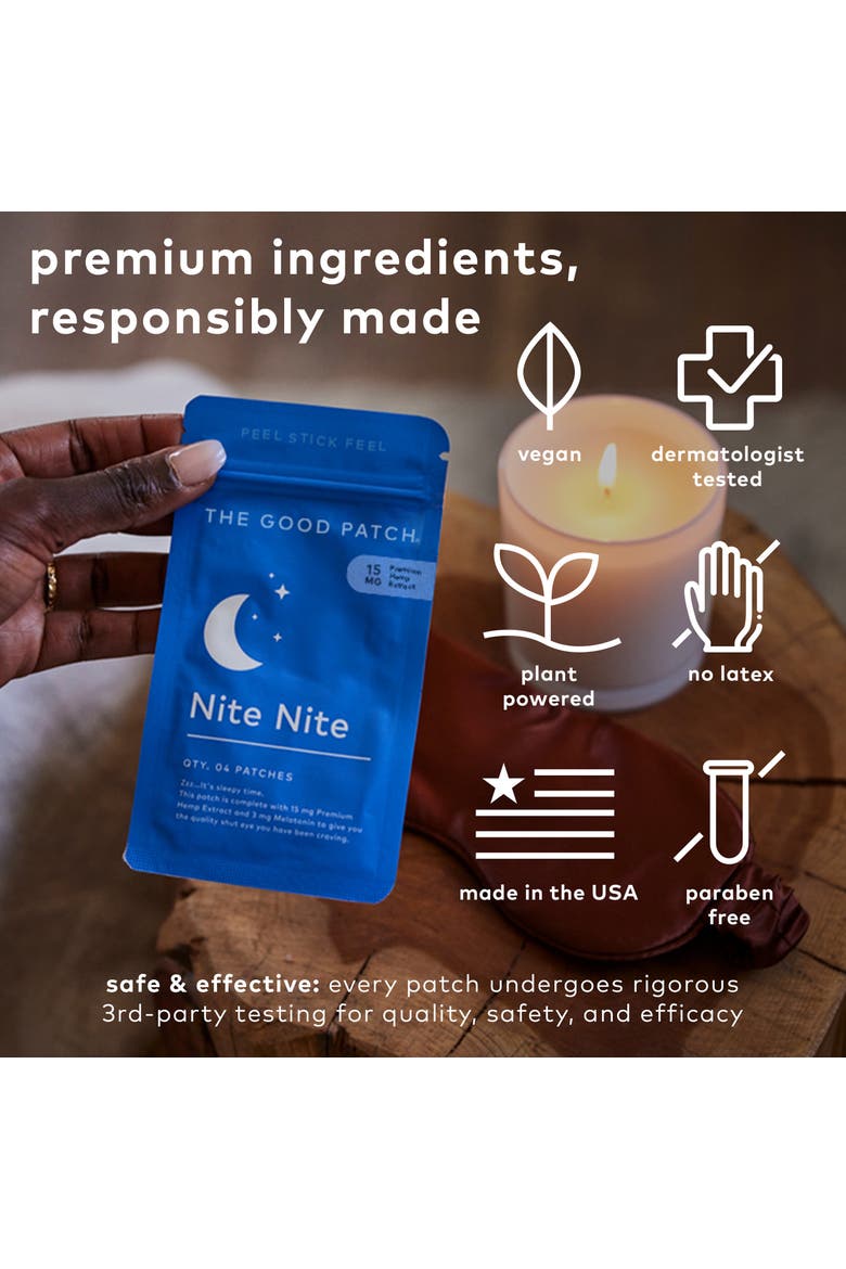 Nite Nite Wellness Patch, Alternate, color, None