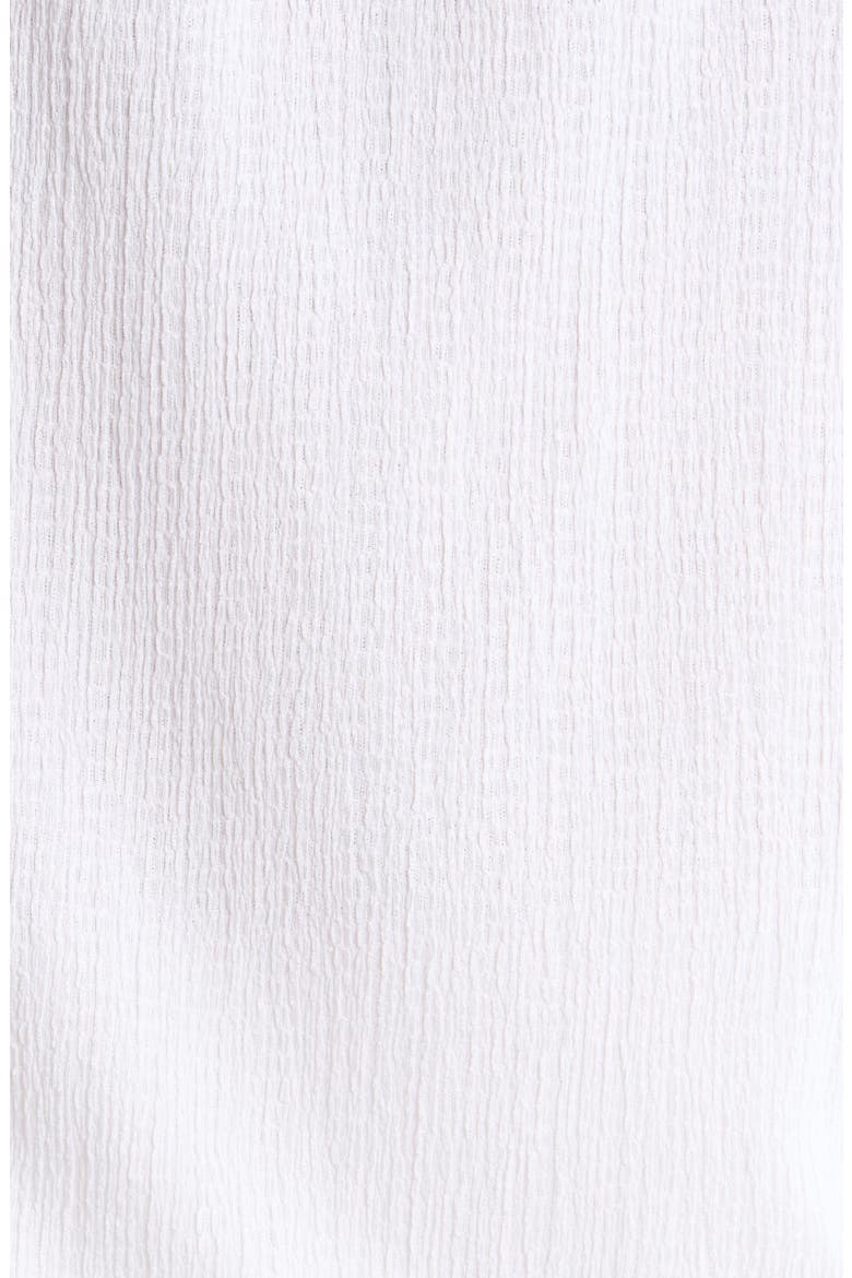 Crepe Lace Trim Top, Alternate, color, CRISP WHITE