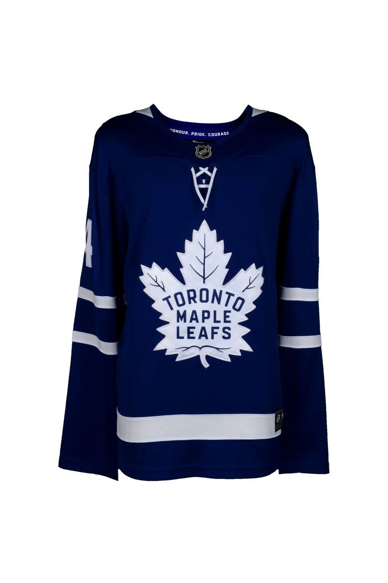 Auston Matthews Toronto Maple Leafs Autographed Blue Fanatics Breakaway Jersey, Alternate, color, Blue