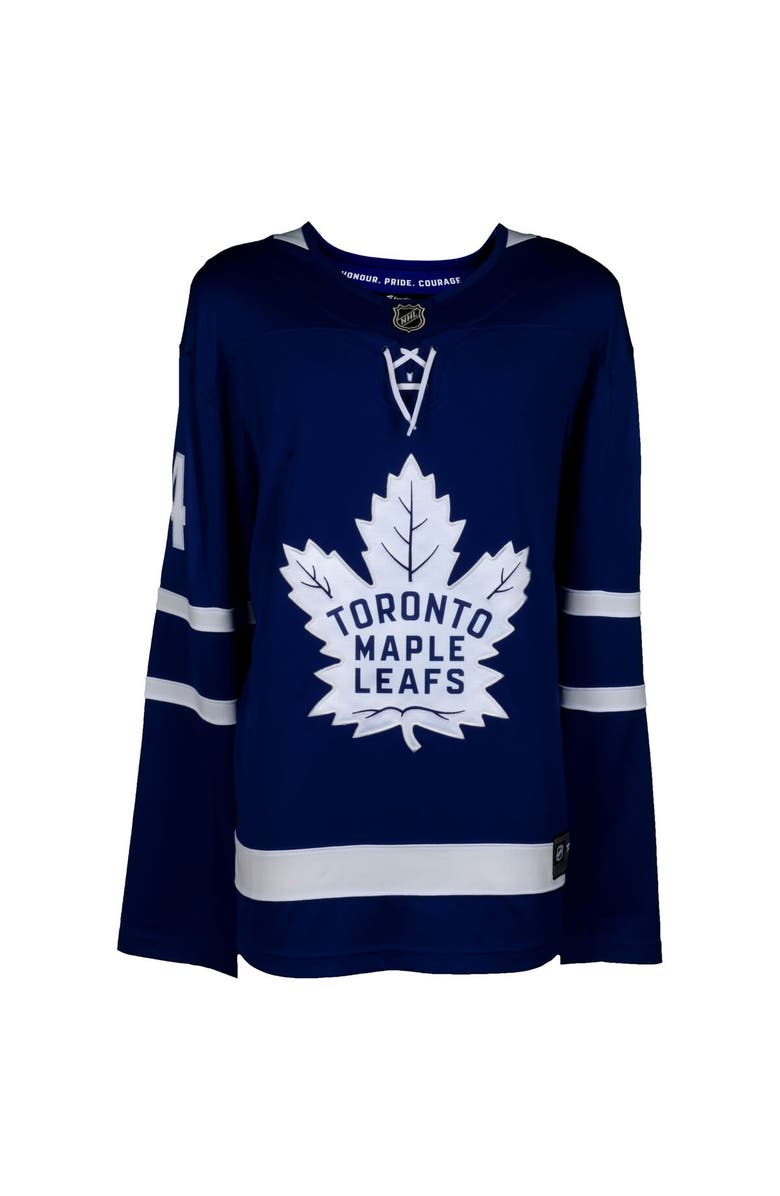 FANATICS AUTHENTIC Auston Matthews Toronto Maple Leafs Autographed Blue Fanatics Breakaway Jersey, Alternate, color, 