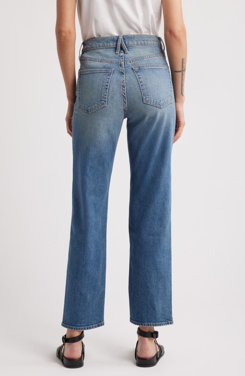 SLVRLAKE Sophie High Waist Straight Leg Jeans, Alternate, color, Common Ground