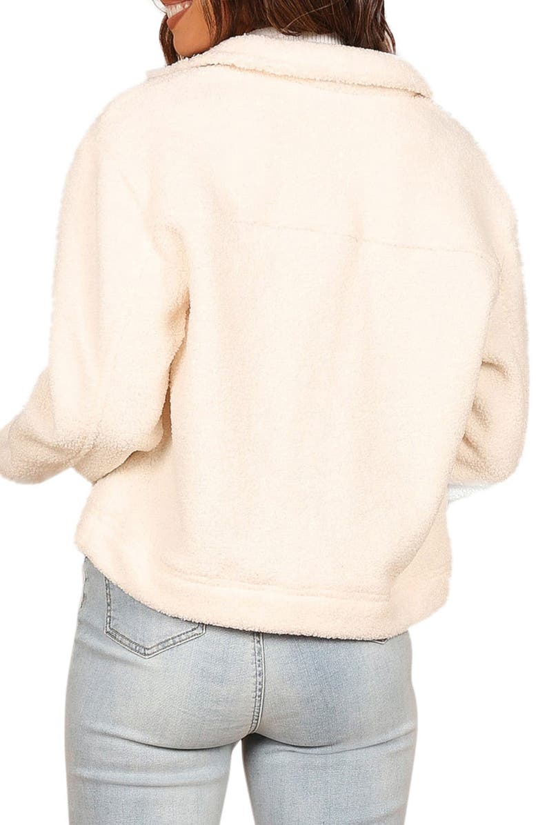 Petal & Pup Palesa Faux Shearling Shirt Jacket, Alternate, color,