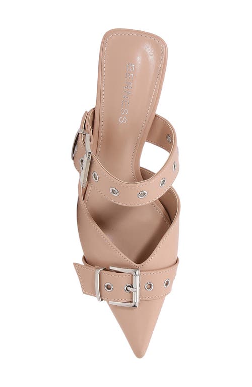 BERNESS BERNESS ARCHER POINTED TOE KITTEN HEEL MULE