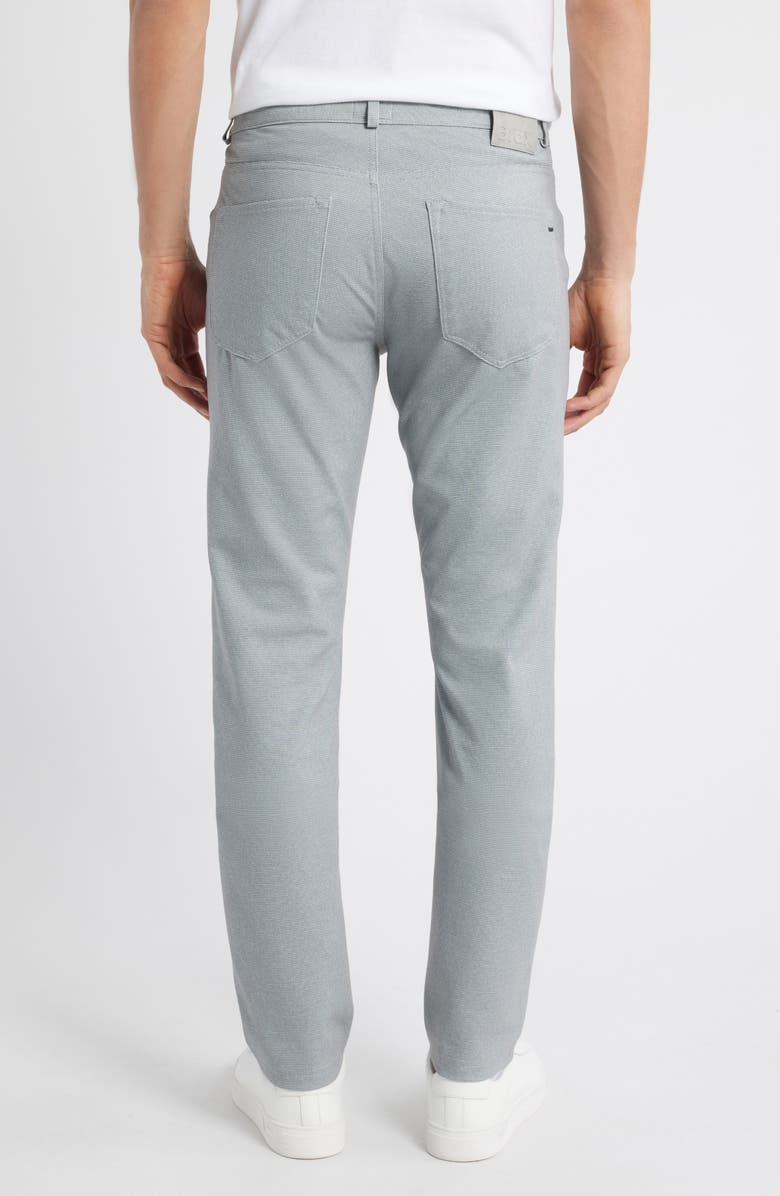 Brax Chuck Hi-Flex Modern Fit Houndstooth Five-Pocket Pants, Alternate, color, Platinum