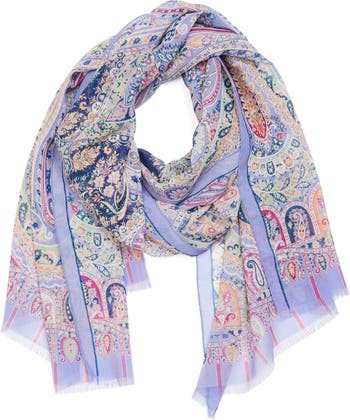 Etro Paisley Print Silk Scarf | Nordstrom