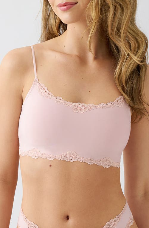 b.tempt'D by Wacoal Future Foundation Lace Trim Bralette in Rose Smoke 