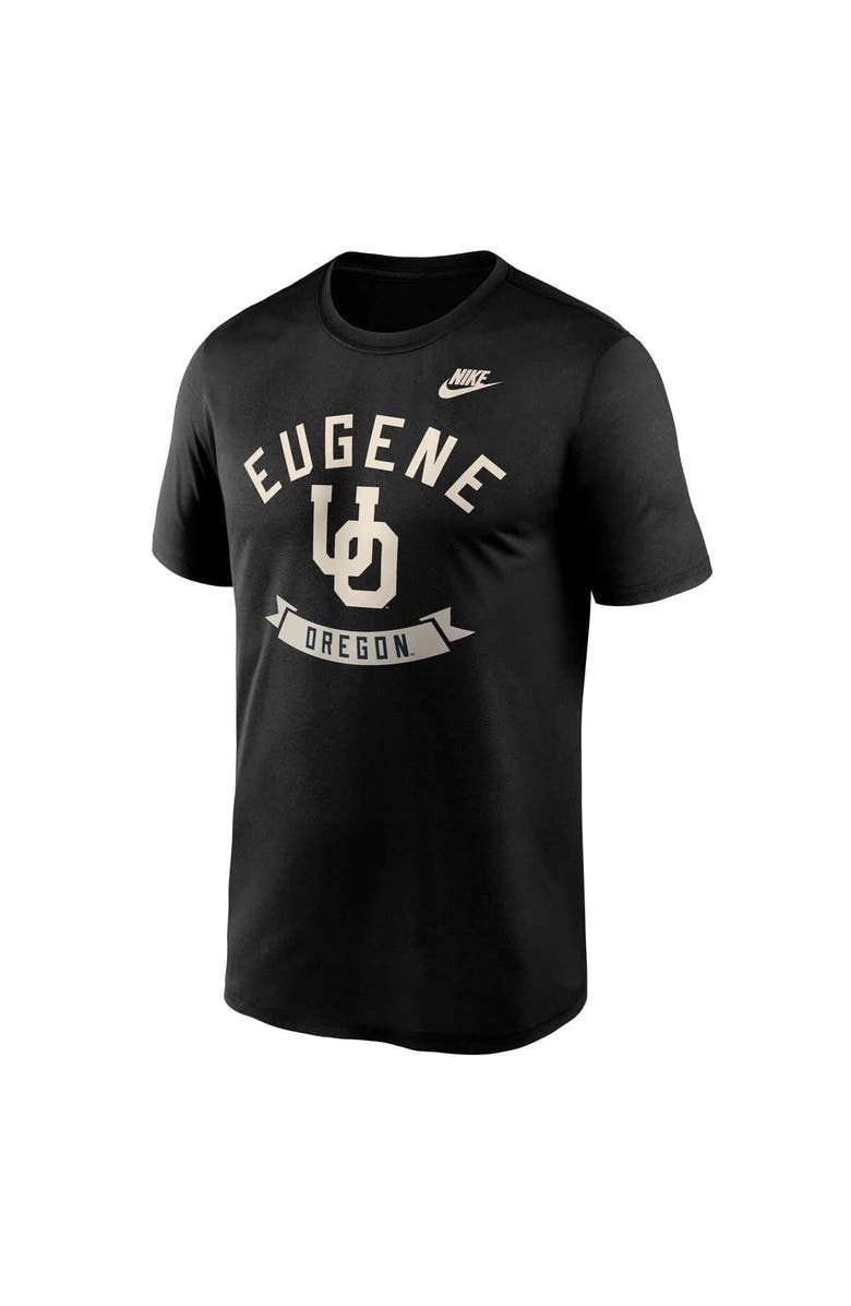 Nike Men's Nike Black Oregon Ducks Fashion Hometown Legend Dri-FIT T-Shirt, Alternate, color, Black