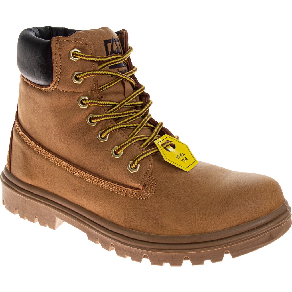 Avalanche Steel Toe Work Boot In Tan