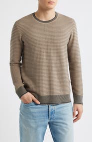 rag & bone Harvey Stripe Cotton Blend Sweater