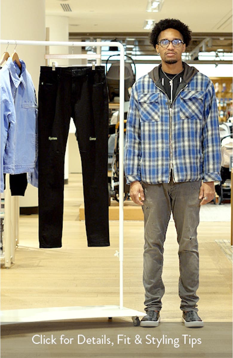 Bryant Digital Cross Skinny Jeans, sales video thumbnail