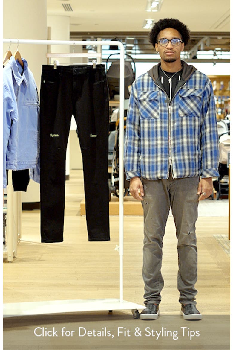 Bryant Digital Cross Skinny Jeans video