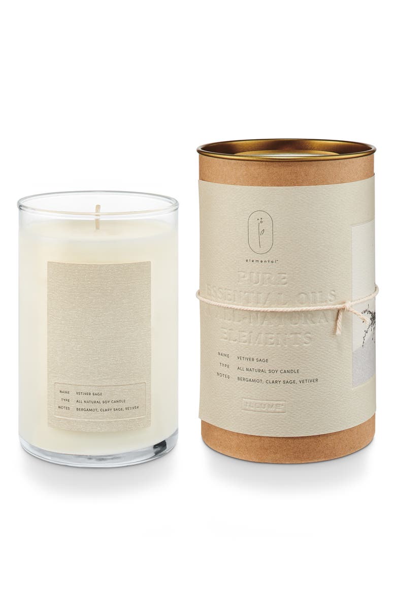 ILLUME<sup>®</sup> Elemental Natural Glass Candle, Main, color,