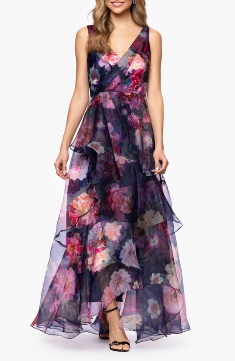 Floral Organza Gown