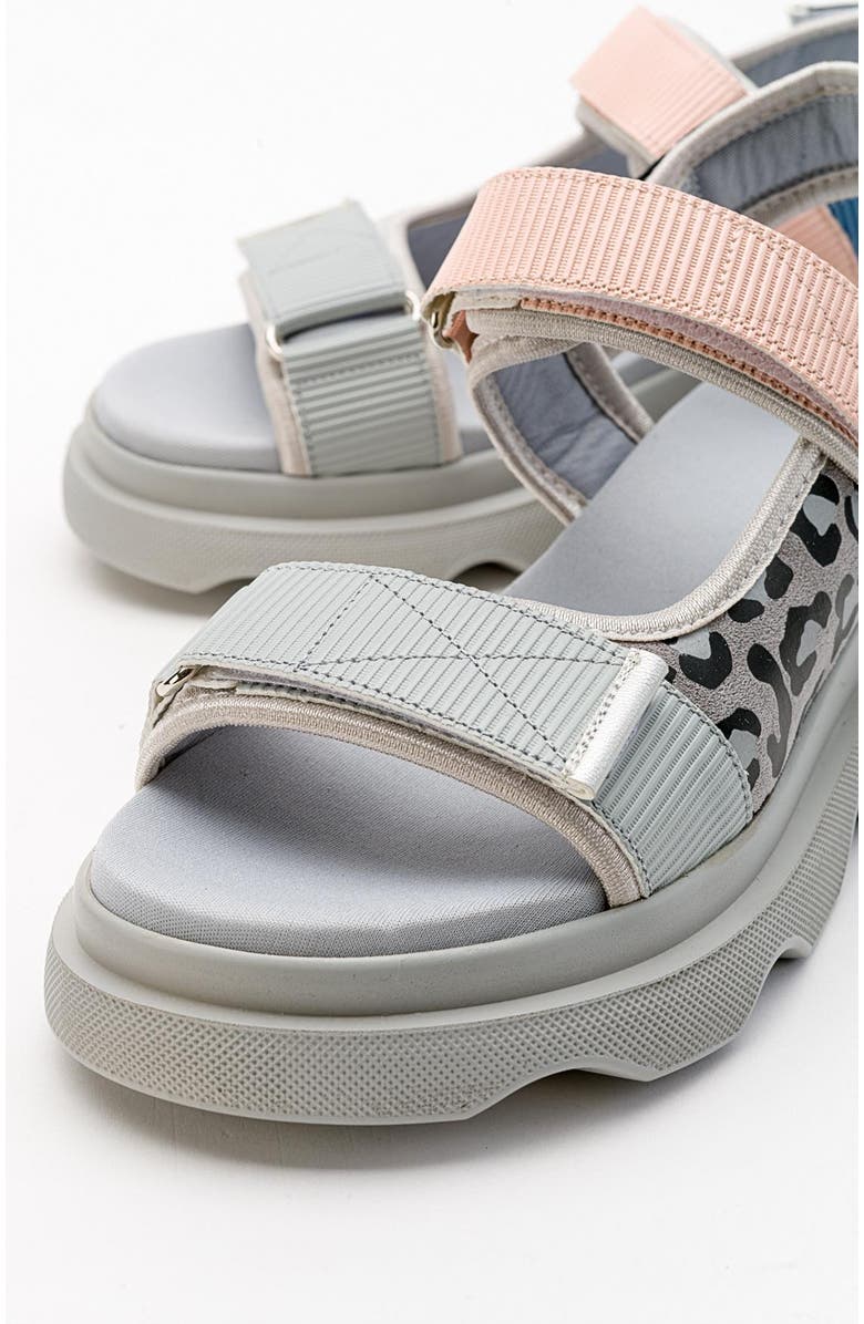 Prologue Shoes Tedy Velcro Strap Sandal, Alternate, color, Multi
