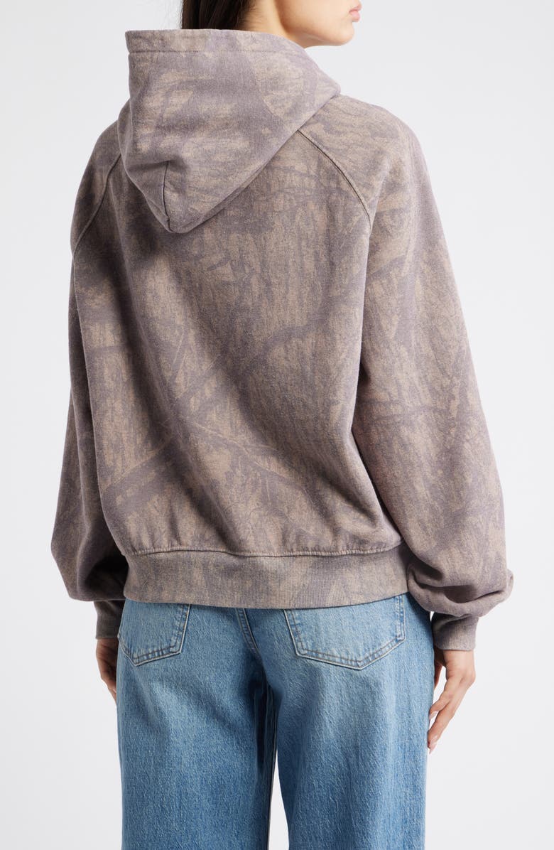 BDG Urban Outfitters Oversize Camouflage Hoodie, Alternate, color, Dark Brown Camo