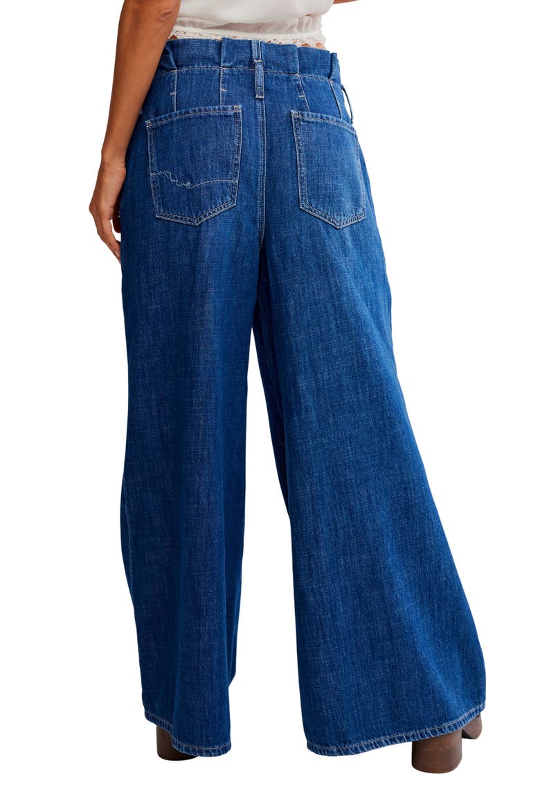 Forager High Waist Superwide Leg Jeans, Alternate, color, NOMAD