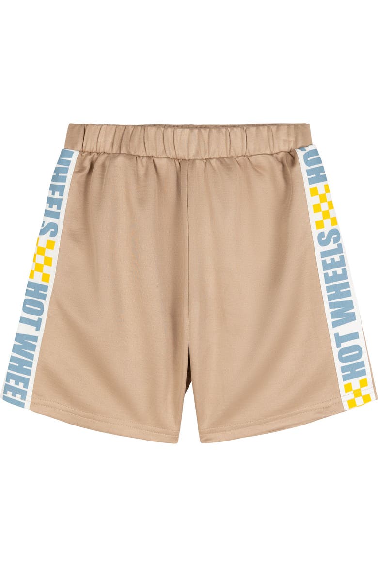 T-Shirt and Mesh Shorts Set, Alternate, color, Hot Wheels Blue Tan