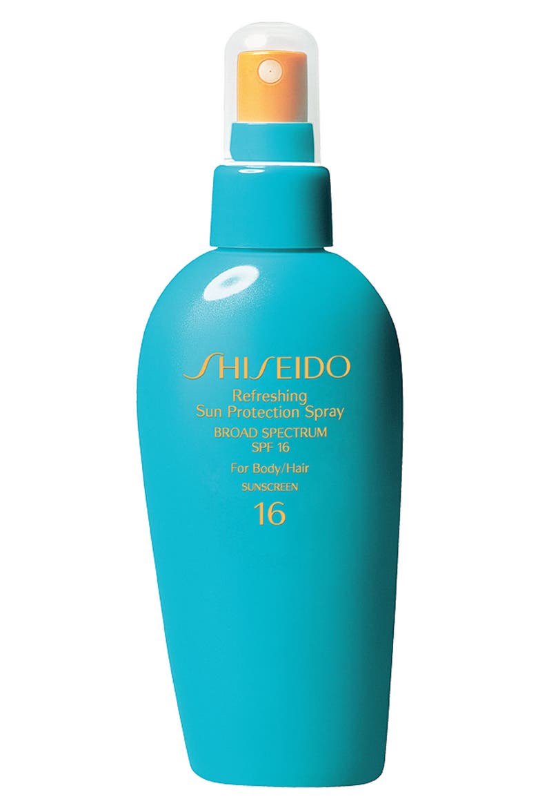 Refreshing Sun Protection Spray for Body & Hair Broad Spectrum SPF 16, Main, color, NO COLOR