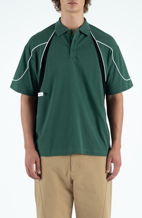 Students Captain Colorblock Polo In Animal Print