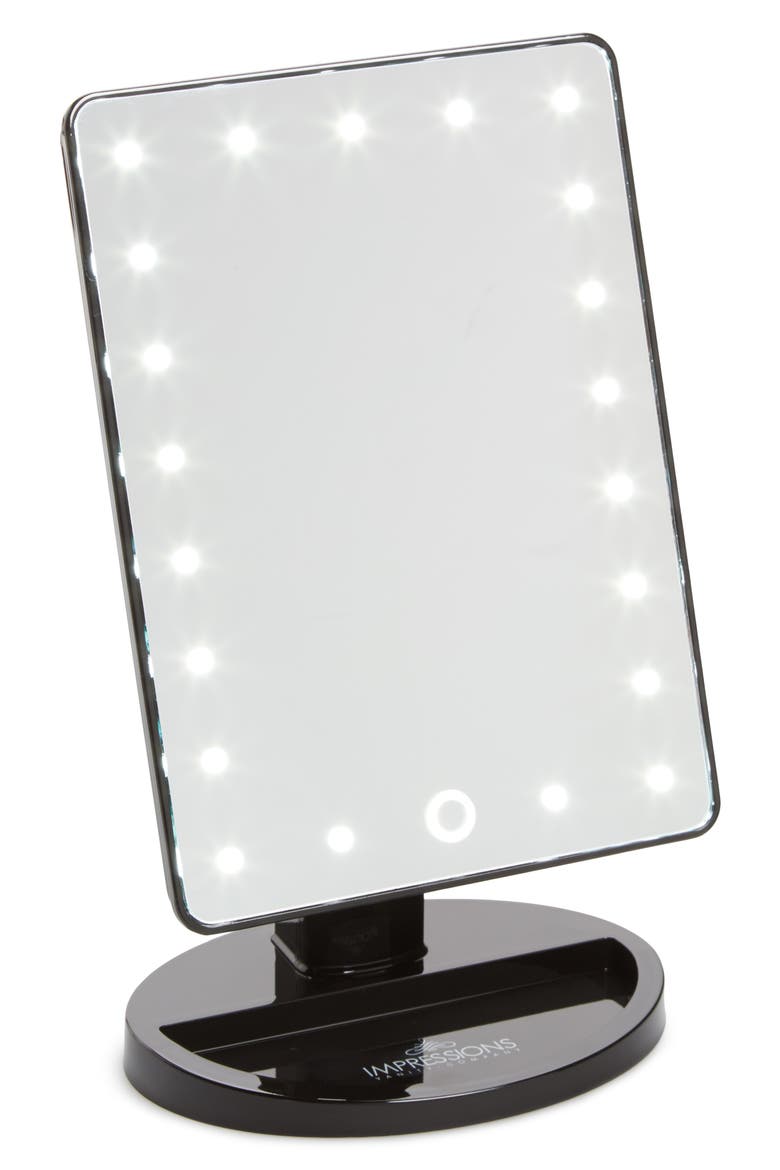 Touch 2.0 LED Vanity Mirror, Main, color, BLACK