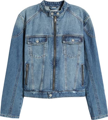 HIDDEN JEANS Denim Moto Jacket | Nordstrom