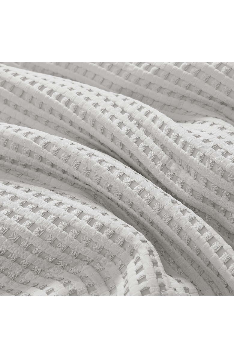 Kenneth Cole Waffle Comforter & Sham Set, Alternate, color, Grey