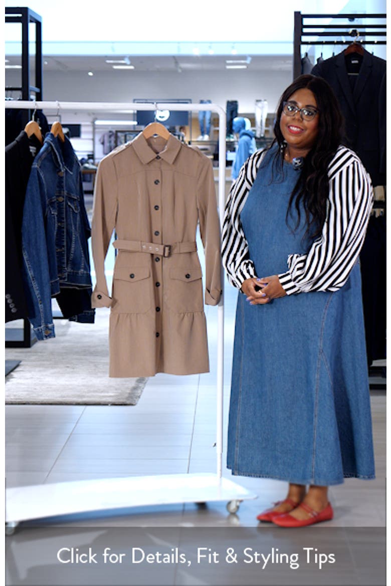 Safari Belted Long Sleeve Minidress video