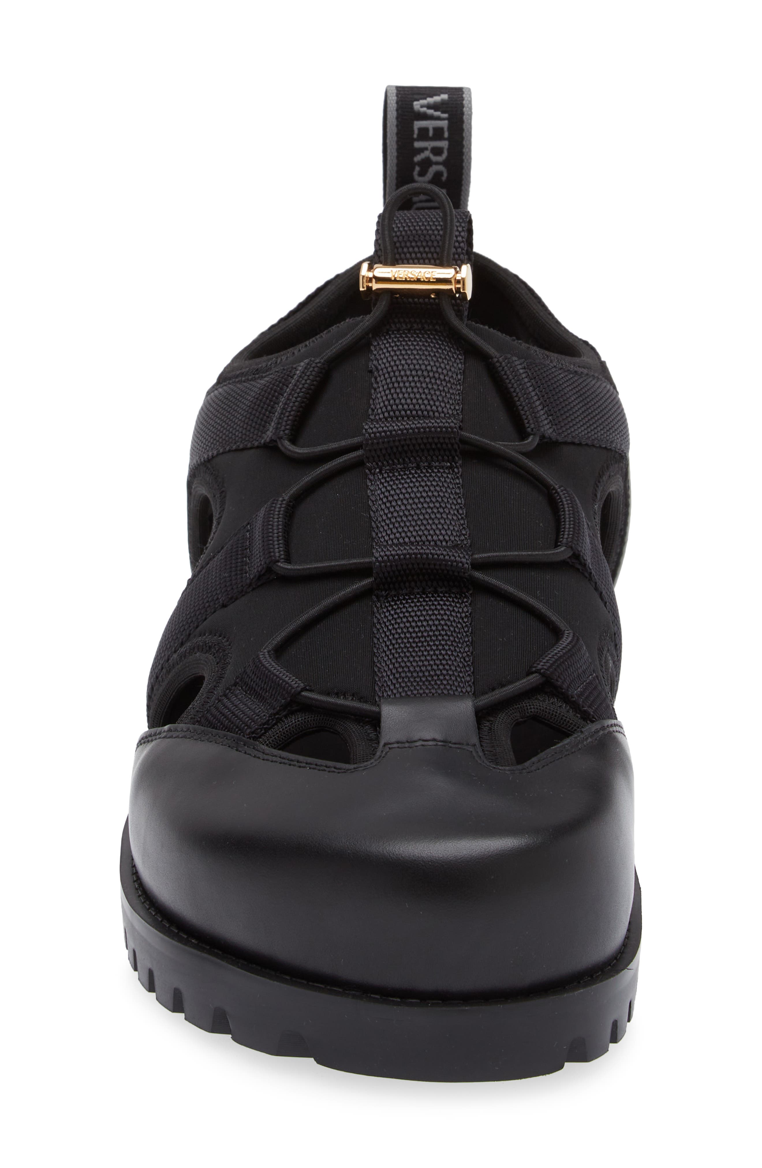 Versace Medusa Track Sandal, Alternate, color, 