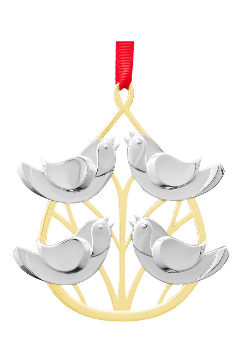 Twelve Days of Christmas Ornament, Main, color, SILVER